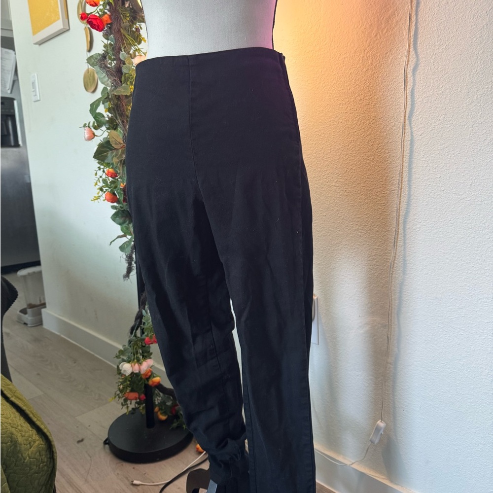 Women's Black High-Waisted Pants